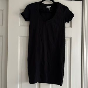 James perse black t-shirt dress size 1